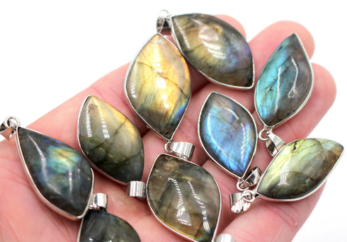 labradorite irregular slab pendant, slab pendant, 20-25mm x 35mm, sold as 1 piece, labradorite pendants, smooth pendant,
